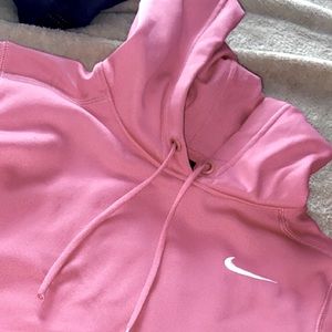 Pink Nike hoodie